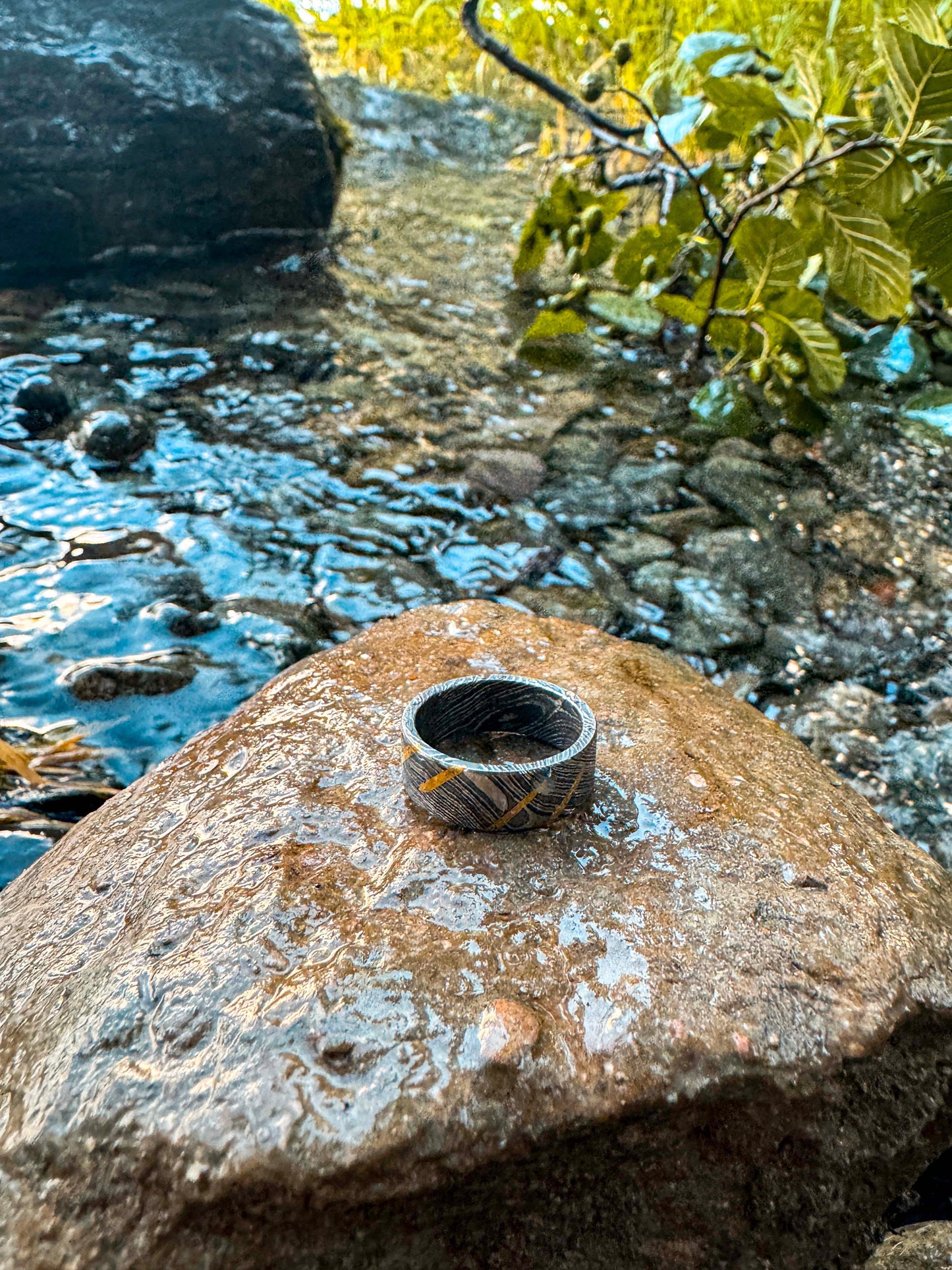 Damascus Metal Ring