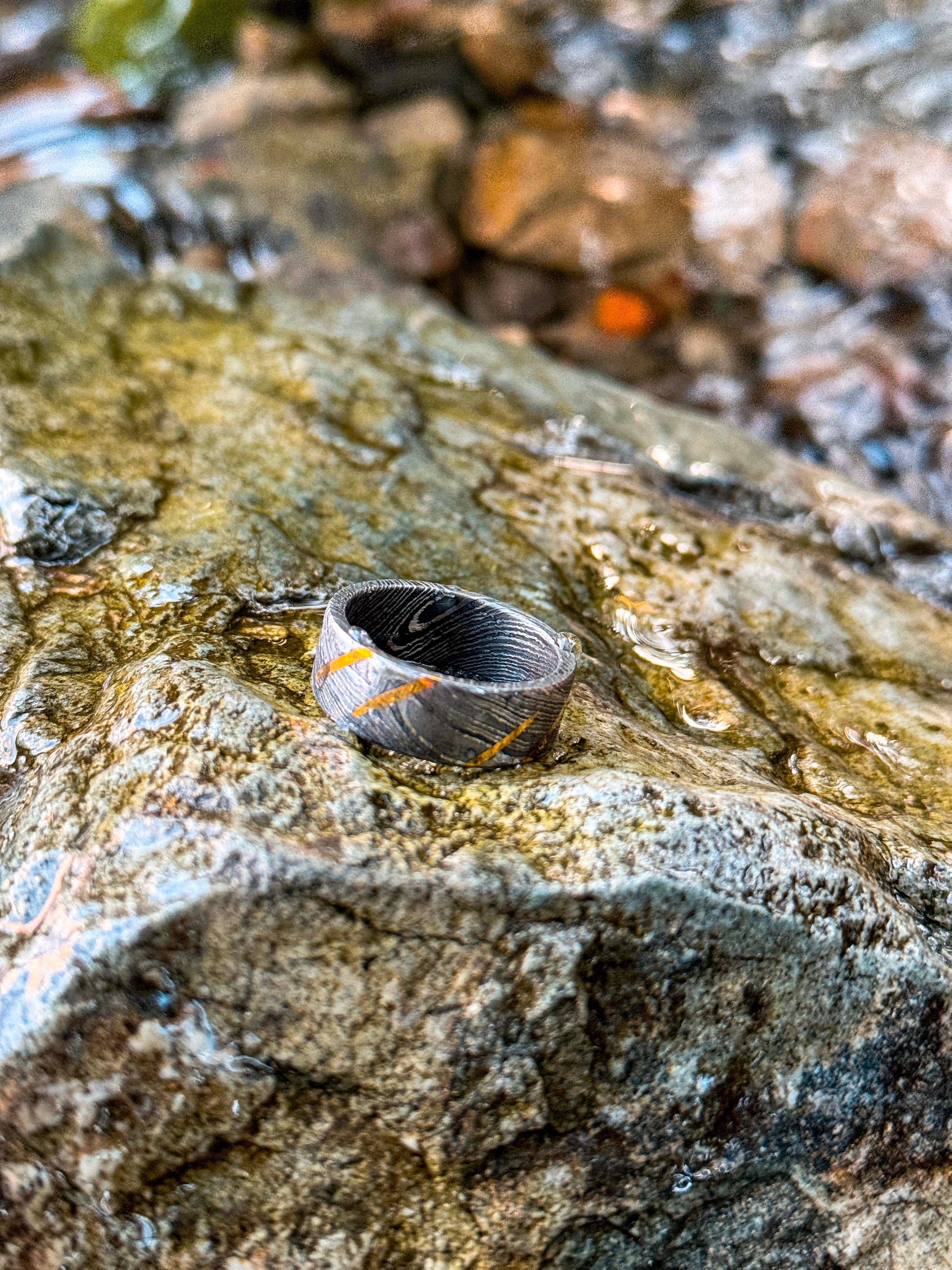 Damascus Metal Ring