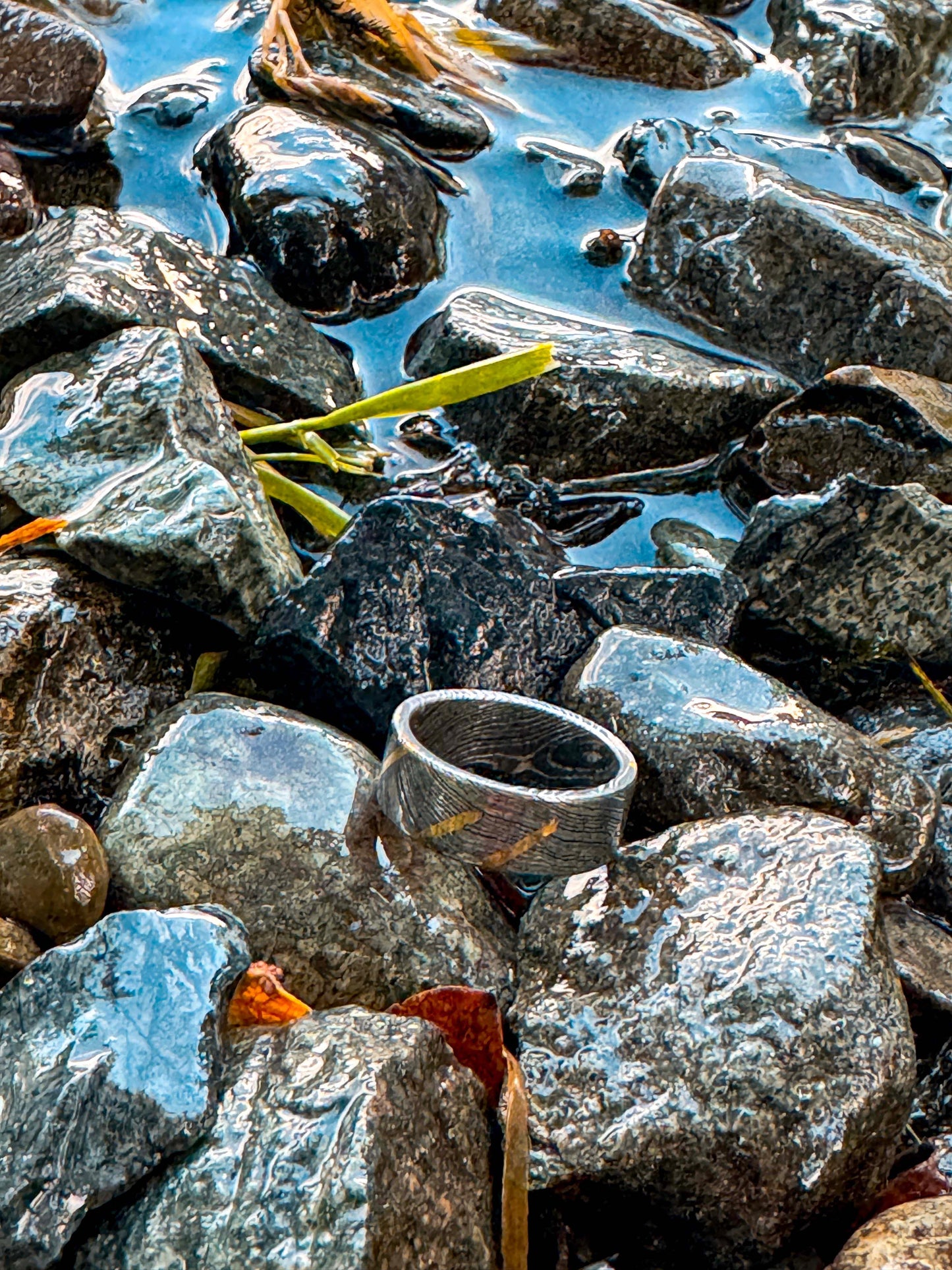 Damascus Metal Ring